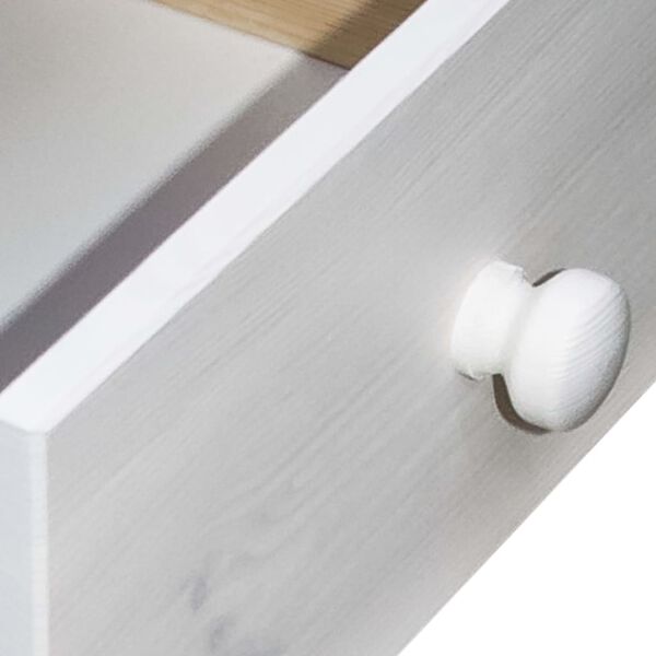 vidaXL St&ocirc;l so z&aacute;suvkami 110x50x74 cm borovicov&yacute; mas&iacute;v