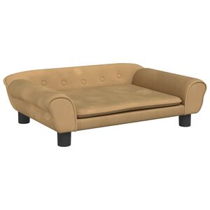 vidaXL Detsk&aacute; pohovka hned&aacute; 70x45x26 cm zamat