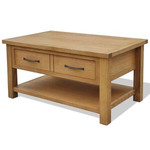 vidaXL Konferenčn&yacute; stol&iacute;k 88x53x45 cm, dubov&yacute; mas&iacute;v