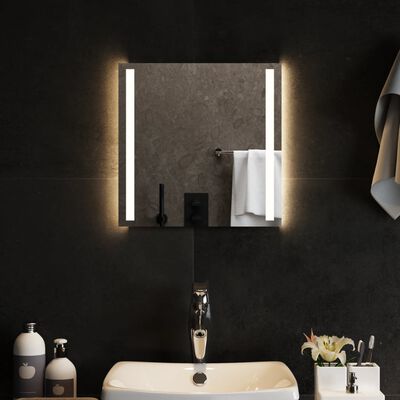 vidaXL LED kúpeľňové zrkadlo 40x40 cm