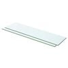 vidaXL Poličky 2 ks panel z priehľadn&eacute;ho skla 60x12 cm