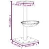 vidaXL &Scaron;krabadlo pre mačky so sisalov&yacute;m stĺpikom, tmavosiv&eacute; 74 cm
