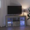 vidaXL Rohov&yacute; LED TV kabinet N&aacute;stenn&yacute; Bet&oacute;nov&aacute; &scaron;ed&aacute; 100 x 40 x 50 cm