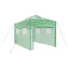 vidaXL Sklen&iacute;k s r&yacute;chlo postaviteľn&yacute;m r&aacute;mom Zelen&aacute; 280 x 410 x 315 cm