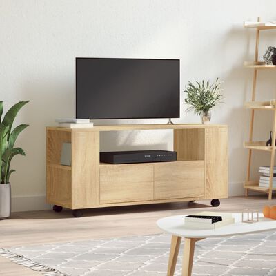 vidaXL TV skrinka dub sonoma 102x34,5x43 cm kompozitné drevo