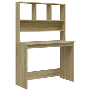vidaXL Stol&iacute;k s policami dub sonoma 102x45x148 cm spracovan&eacute; drevo