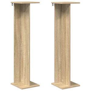 vidaXL Stojan na rastliny Sonoma dub 25 x 25,5 x 100,5 cm