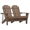 vidaXL 2-miestna z&aacute;hradn&aacute; stolička Adirondack jedľov&yacute; mas&iacute;v hned&aacute;