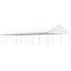 vidaXL Alt&aacute;nok so strechou, biely 20,07x4,08x3,22 m, polyetyl&eacute;n