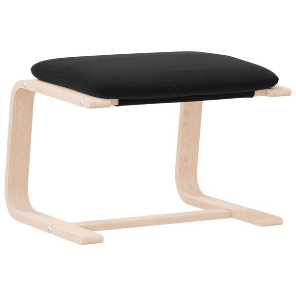 vidaXL Podnožka čierna 51x41x40 cm l&aacute;tkov&aacute;