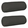 vidaXL Poťah na podložku 2 pcs HEERLEN Tmavosiv&aacute; &Oslash; 15 x 40 cm