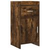 vidaXL Serv&iacute;rovacia skriňa Dymov&yacute; dub 40 x 36 x 80 cm Kompozitn&eacute; drevo