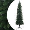 vidaXL Artificial Slim Christmas Tree 120 cm PE a PVC Zelen&aacute;