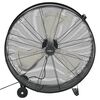 vidaXL Priemyselný bubnový ventilátor 77 cm 187,7 W, čierny