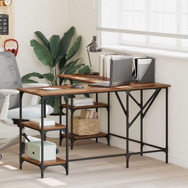 vidaXL St&ocirc;l Star&eacute; drevo 139 x 139 x 75 cm Kompozitn&eacute; drevo