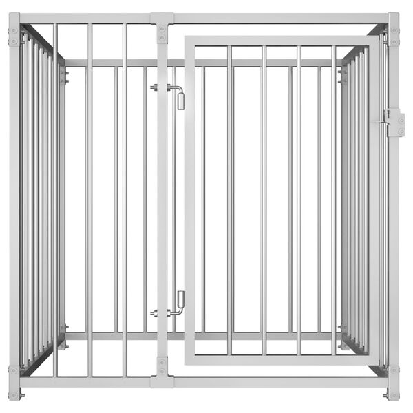 vidaXL Vonkajšia voliéra pre psy 100x100x100 cm