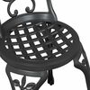 vidaXL Z&aacute;hradn&yacute; bistro set 3 pcs Čierna Hlin&iacute;k