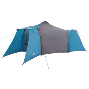 vidaXL Tipi stan so strechou Modrá a šedá 492 x 492 x 275 cm látka