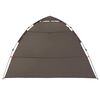 vidaXL Kempingový stan pre 4 osoby hnedý rýchloupínací
