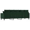 vidaXL 3-miestna pohovka tmavozelen&aacute; 210 cm zamat