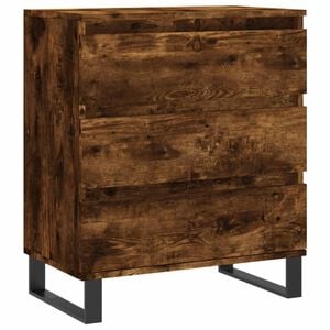 vidaXL Komoda dymov&yacute; dub 60x35x70 cm spracovan&eacute; drevo