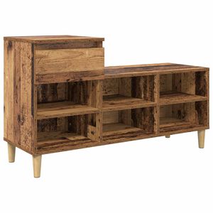 vidaXL Skriňa na top&aacute;nky 102 x 36 x 60 cm Kompozitn&eacute; drevo Star&eacute; drevo