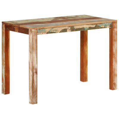 vidaXL Jedálenský stôl 110x55x76 cm masívne recyklované drevo