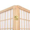 vidaXL Skladací paraván so 5 panelmi japonský štýl 200x170 cm