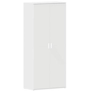 vidaXL Skriňa na top&aacute;nky 80 x 39 x 178 cm Kompozitn&eacute; drevo Biela