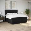 vidaXL Boxspring posteľ s matracom čierna 200x200 cm l&aacute;tka