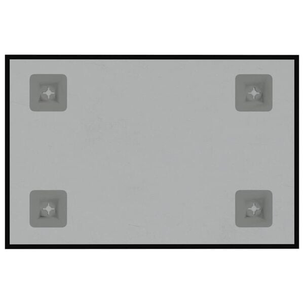 vidaXL N&aacute;stenn&aacute; magnetick&aacute; tabuľa čierna 30x20 cm tvrden&eacute; sklo