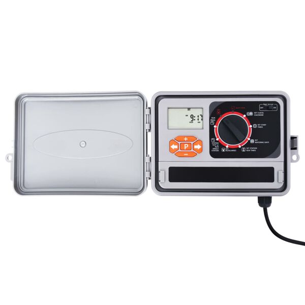 vidaXL Záhradný regulátor zavlažovania s 2 solenoidnými ventilmi