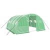 vidaXL F&oacute;liovn&iacute;k s oceľov&yacute;m r&aacute;mom zelen&yacute; 16 m&sup2; 4x4x2 m