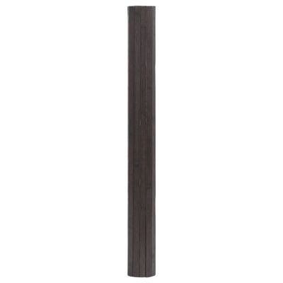 vidaXL Koberec obdĺžnikový tmavohnedý 60x300 cm bambus