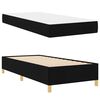 vidaXL R&aacute;m postele s matracmi Čierna 100 x 200 cm l&aacute;tka