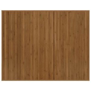 vidaXL Koberec obdĺžnikov&yacute; hned&yacute; 80x100 cm bambus