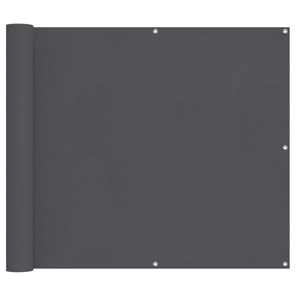 vidaXL Balk&oacute;nov&aacute; obrazovka Antracit 100 x 300 cm Oxfordsk&aacute; l&aacute;tka