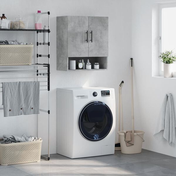 vidaXL Nástenná skrinka betónovo sivá 60x31x70 cm kompozitné drevo