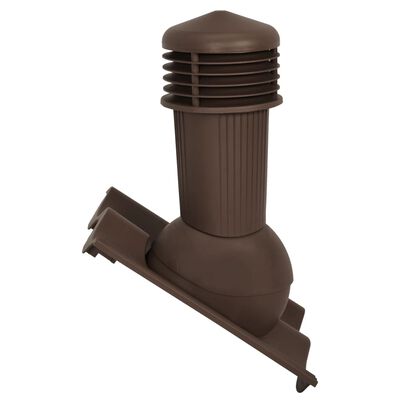 vidaXL Strešný ventilátor hnedý