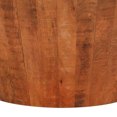 vidaXL Konferenčný stolík Ø52x30 cm masívne hrubé mangovníkové drevo