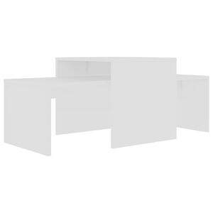 vidaXL Konferenčn&eacute; stol&iacute;ky, biele 100x48x40 cm, kompozitn&eacute; drevo