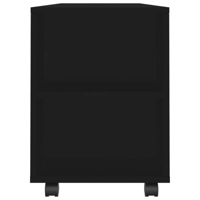 vidaXL TV skrinka čierna 102x34,5x43 cm spracované drevo
