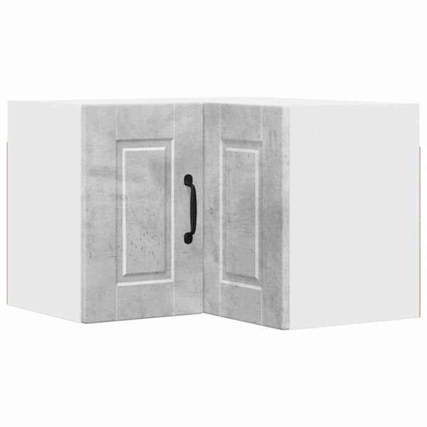 vidaXL Kuchynsk&aacute; skriňa Bet&oacute;nov&aacute; &scaron;ed&aacute; 57 x 57 x 40 cm Kompozitn&eacute; drevo