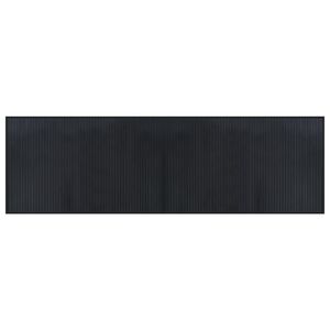 vidaXL Koberec obdĺžnikov&yacute; čierny 60x200 cm bambusov&yacute;