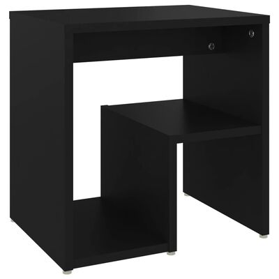 vidaXL Nočné stolíky 2 ks čierne 40x30x40 cm drevotrieska