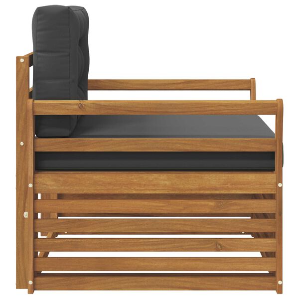 vidaXL Z&aacute;hradn&aacute; s&uacute;prava gaučov Mas&iacute;vne ak&aacute;ciov&eacute; drevo a polyester