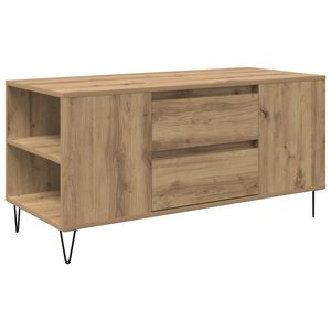 vidaXL Konferenčn&yacute; stol&iacute;k so z&aacute;suvkou Remeseln&yacute; dub 102 x 44,5 x 50 cm