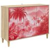 vidaXL Serv&iacute;rovacia skriňa AACHEN Sonoma 102 x 33 x 75 cm