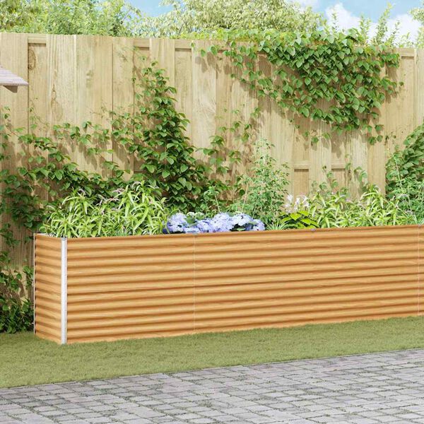 vidaXL Vyv&yacute;&scaron;en&yacute; z&aacute;hradn&yacute; z&aacute;hon 582 x 50 x 68 cm Pozinkovan&aacute; oceľ