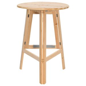 vidaXL Skladac&iacute; barov&yacute; st&ocirc;l 78 cm, jedľov&eacute; drevo